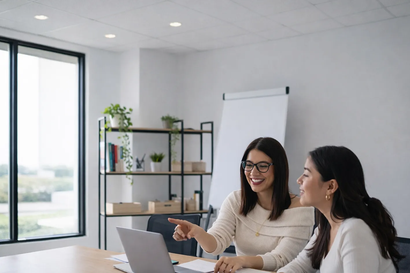 Emprendedoras trabajando juntas